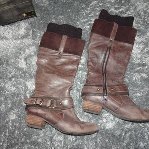 Brown Leather Boots